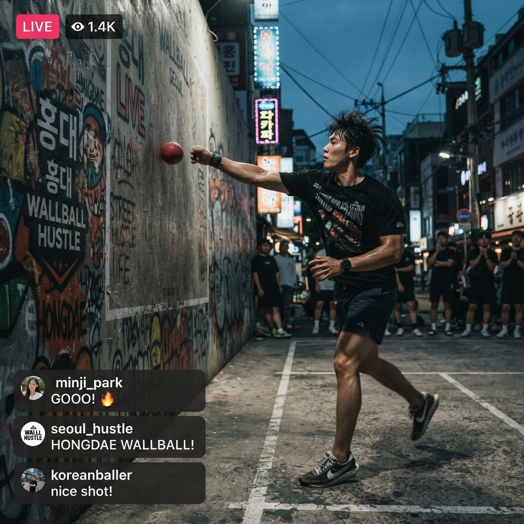 Jin-woo Park live stream from Hongdae, Seoul